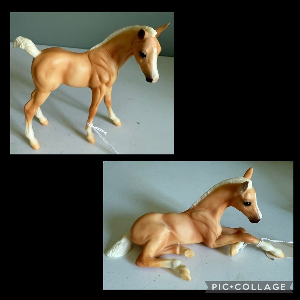 Breyer Vintage Amber and Ashley Twin Foals